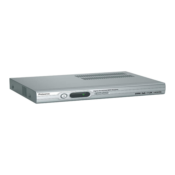 PALSONIC HDSTB200 Set top box Manuals