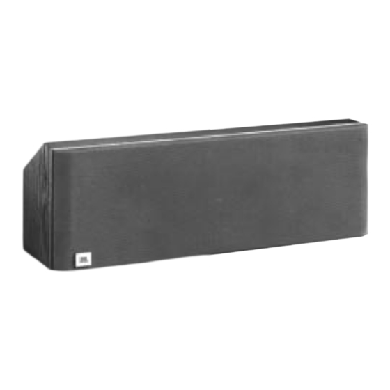 JBL SC305 Owner's Manual