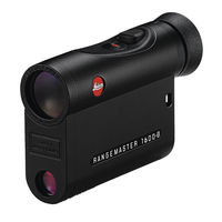 Leica RANGEMASTER CRF 1600-B Instructions Manual