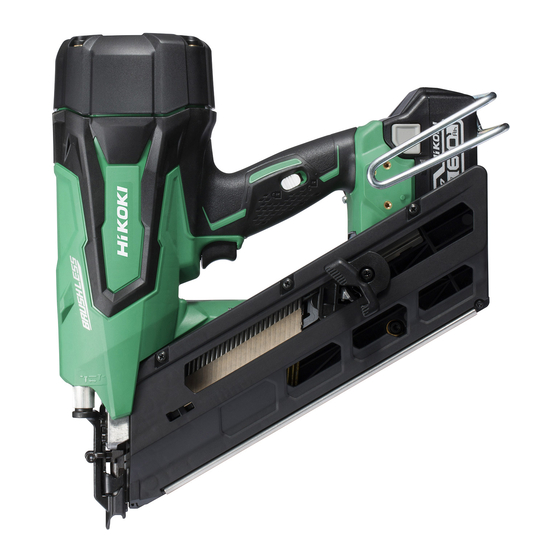 Hitachi NR 1890DC Instruction And Safety Manual
