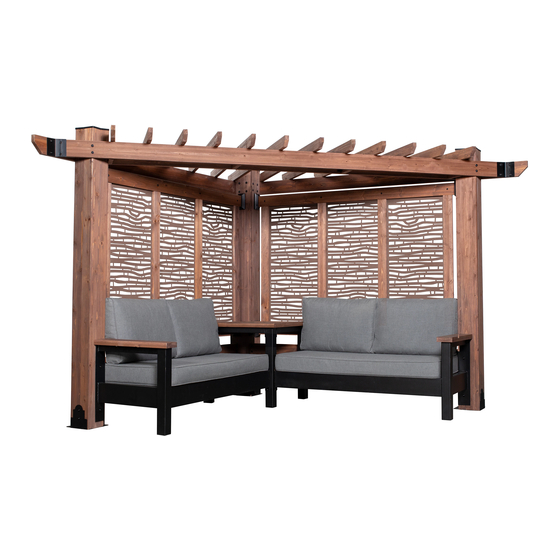 Backyard Discovery CABANA 2004511 Owner's Manual & Assembly Instructions