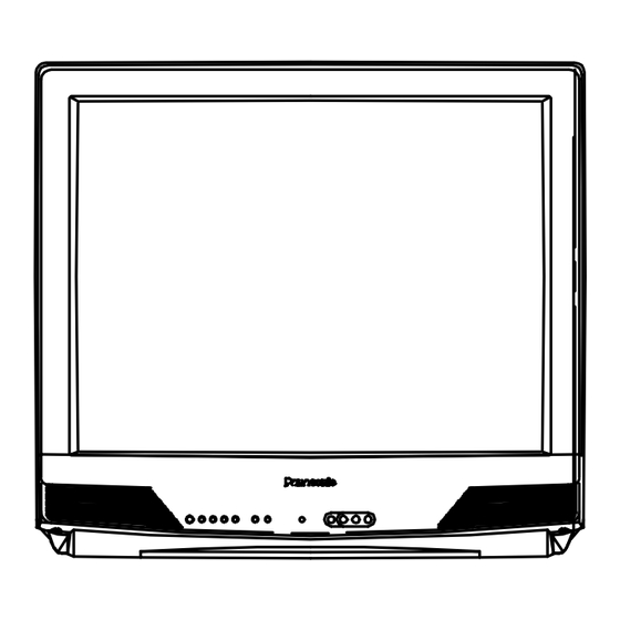 Panasonic CT-20L8 Operating Instructions Manual