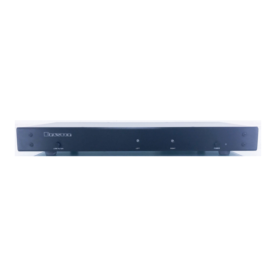 Bryston BP1 Quick Manual