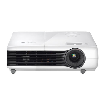Samsung SP-M255W Owner's Instructions Manual