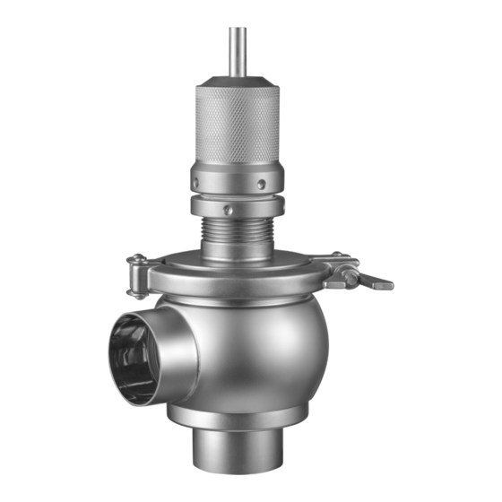 INOXPA OVERFLOW VALVE Installation, Service And Maintenance Instructions
