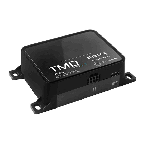 TEXA TMD MK3 LTE Manual