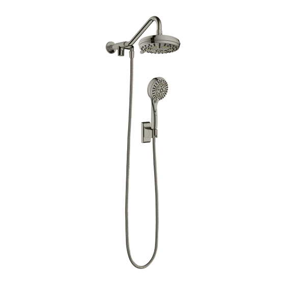 Pulse Shower Spas Oasis Shower System 1053-BN Owner's Manual