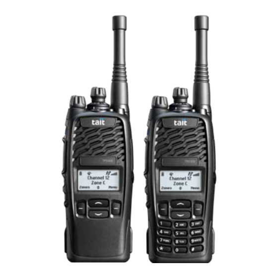 Tait TP9000 Series Quick Start Manual