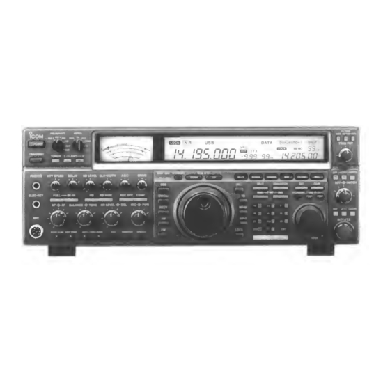 Icom IC-775 Instruction Manual
