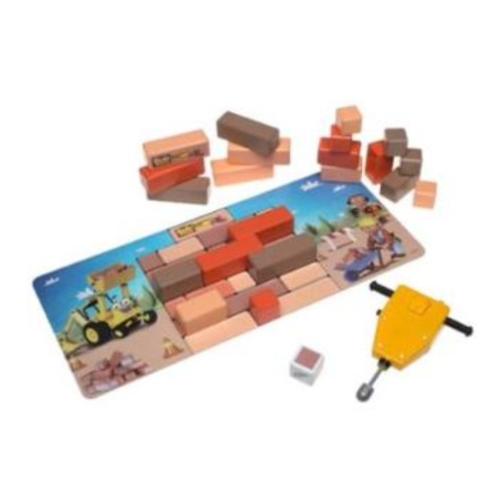 Milton Bradley Bob the Builder Bricklaying Game Instructions