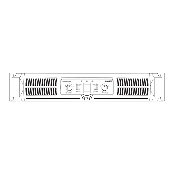 B-52 US-1800 Owner's Manual