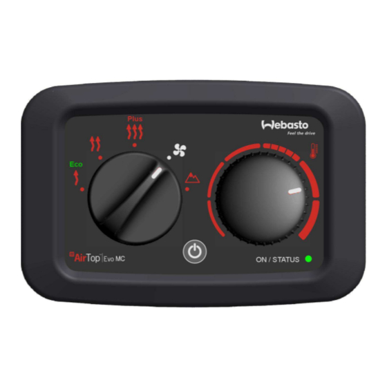 Webasto MC04-AirTop Evo M User Manual