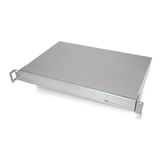 OWC RACK PRO MINI-SAS Assembly Manual & User Manual