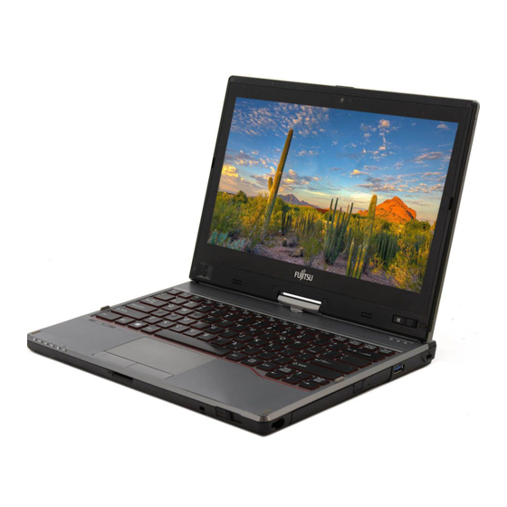 Fujitsu Lifebook T726 Quick Start Manual