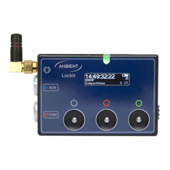 Ambient Lockit ACN-CL Handbook