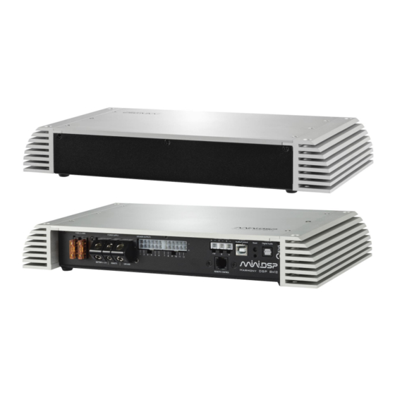 miniDSP HARMONY DSP 8X12 User Manual