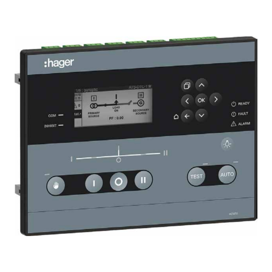 hager HZI855 Quick Start Manual