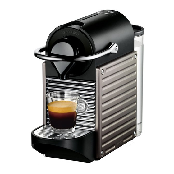 Nespresso TX 160 PIXIE Instruction Manual