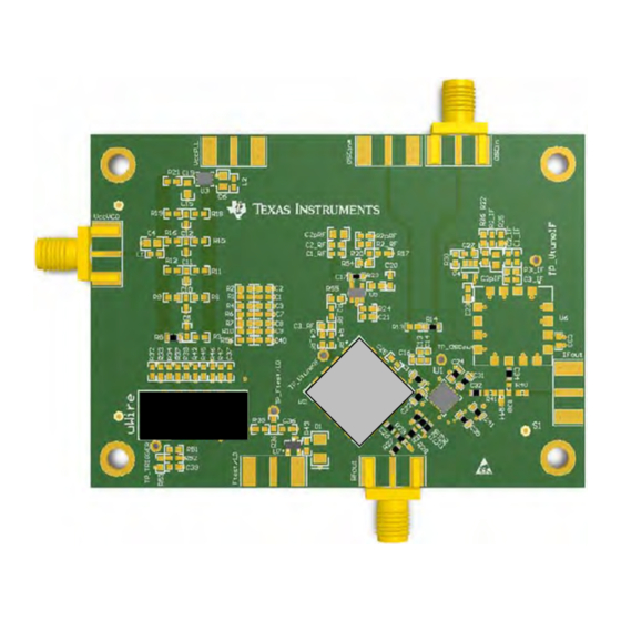 Texas Instruments LMX2485E-EVM User Manual