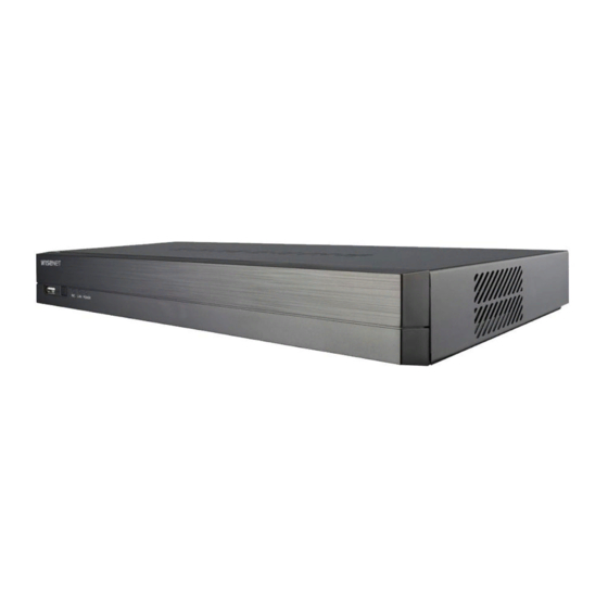 Wisenet XRN-410S Quick Manual