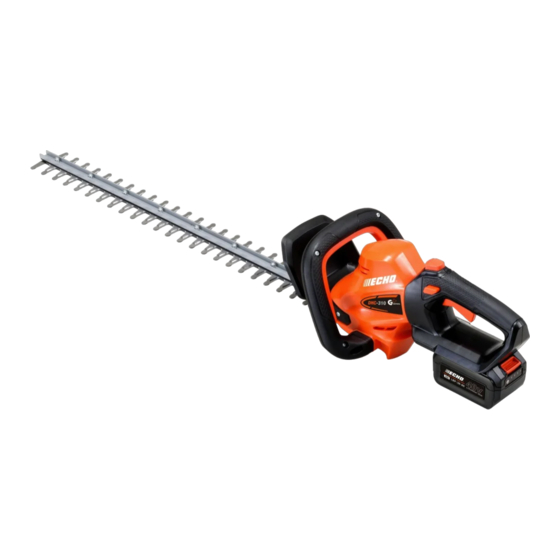 Echo DHC-310 Battery Hedge Trimmer Manuals