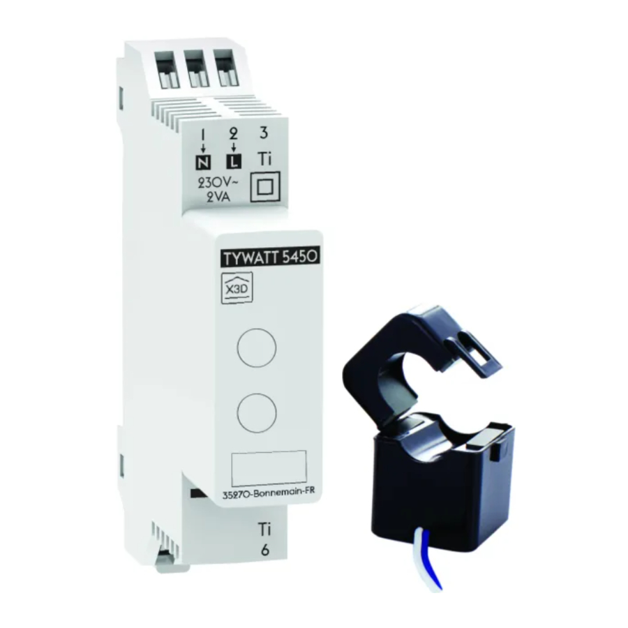 DELTA DORE TYWATT 5450 - Smart Modular Power Consumption Sensor Manual