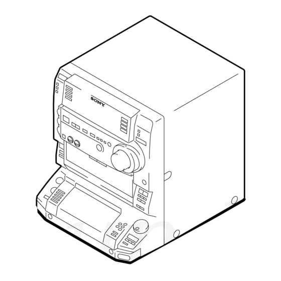 Sony HCD-LV60 Manuals