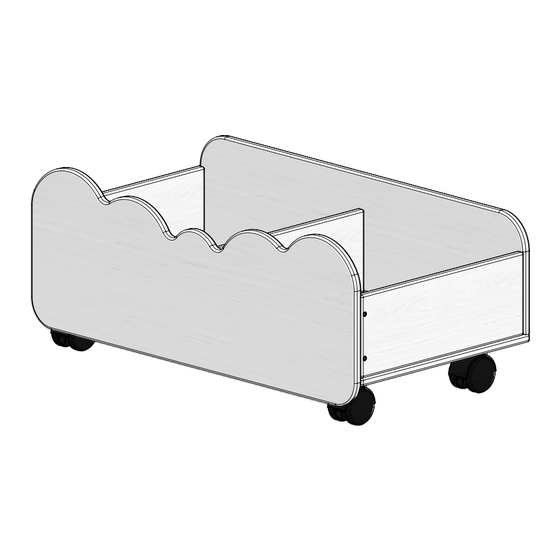 Montessori Furniture Wood and Hearts Cloud Assembly Details