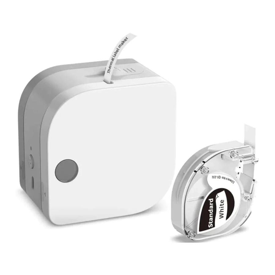 Phomemo P12 PRO - Wireless Label Maker Quick Start Guide