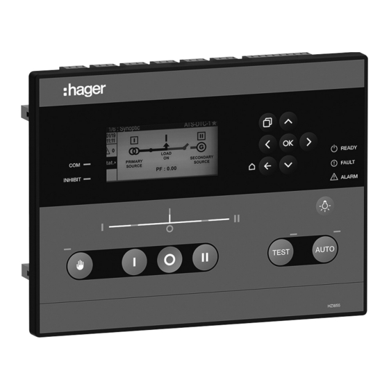 hager HZI855 Installation And Commissioning Manual