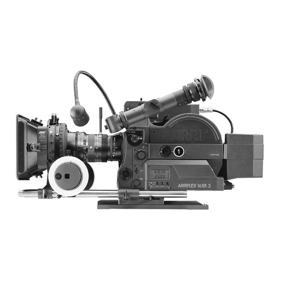 ARRI ARRIFLEX 16SR3 Instruction Manual