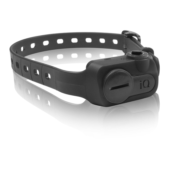 IQ No Bark Collar Owner's Manual