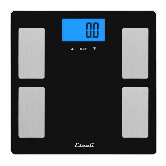 ESCALI USHM180G PRODUCT MANUAL Pdf Download ManualsLib   Escali Ushm180g Scales 