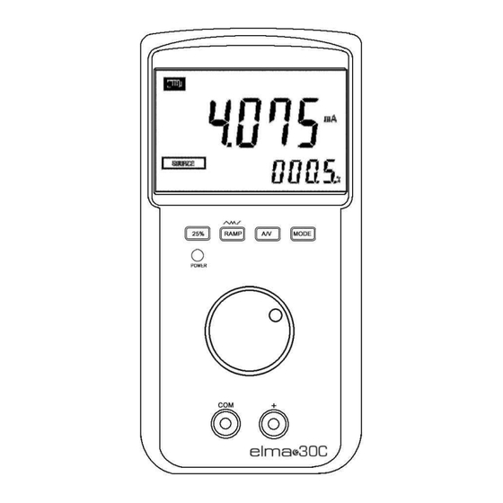 Elma 30C Instruction Sheet