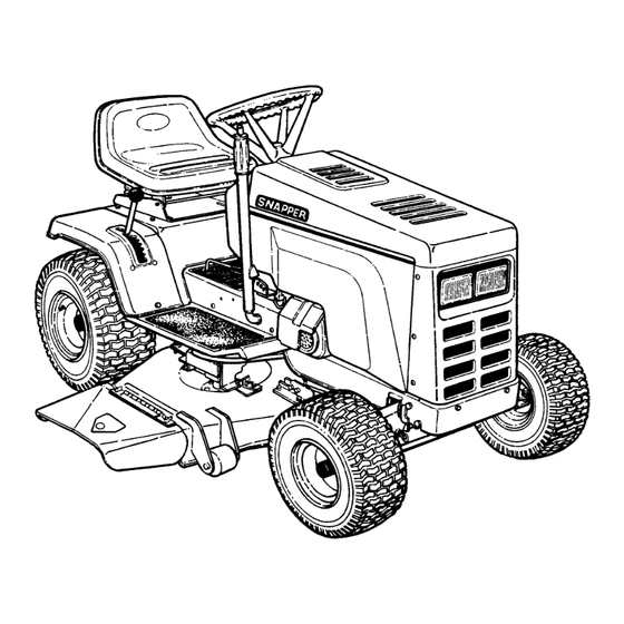 Snapper LT12D41 Parts Manual