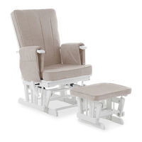 Obaby Deluxe Reclining Glider Chair and Stool Instructions