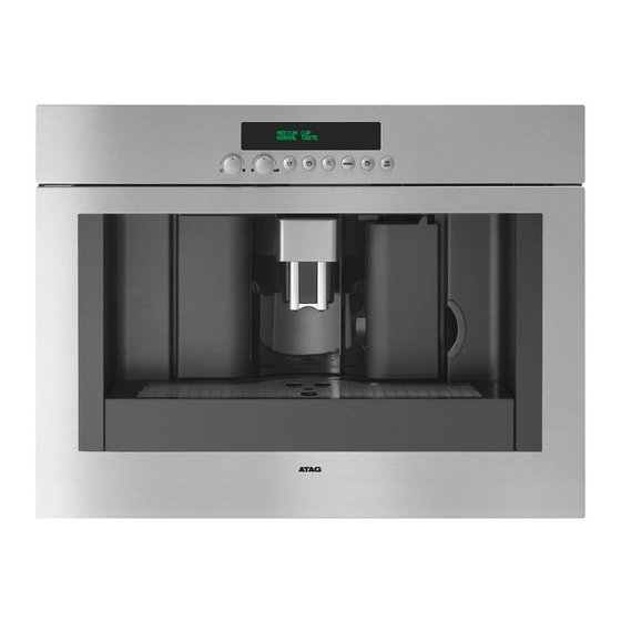 Atag cafemax CM4411 Manual
