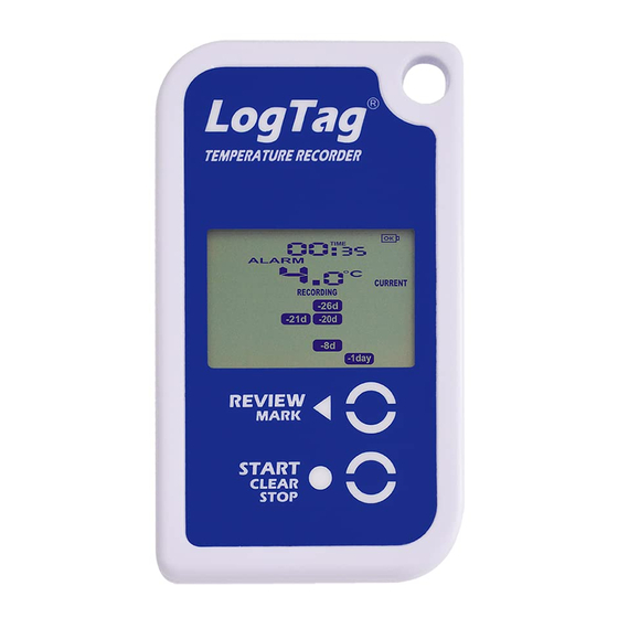 LogTag Recorders TRID30-7 Product User Manual