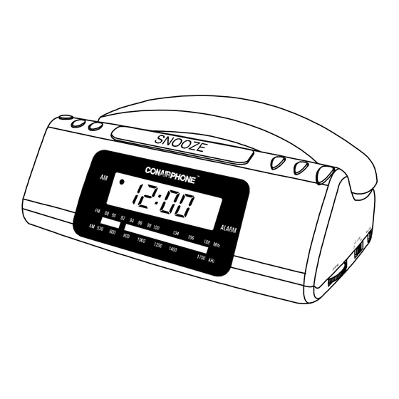 Conairphone TCR200 Owner's Manual