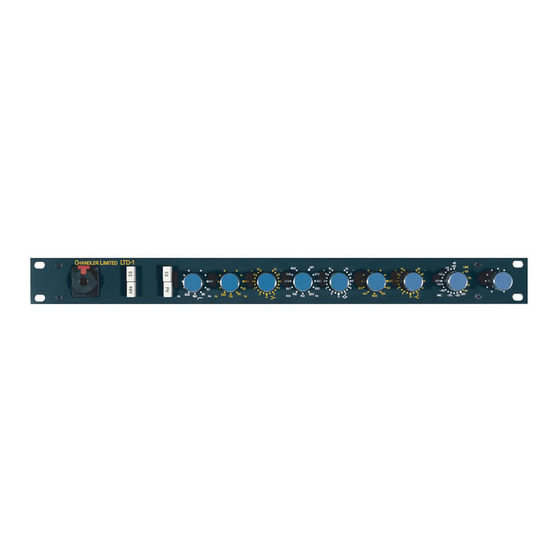 Chandler Limited LTD-1 Controls And Features