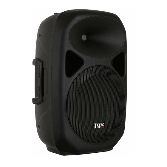 LyxPro SPA-15 PA User Manual