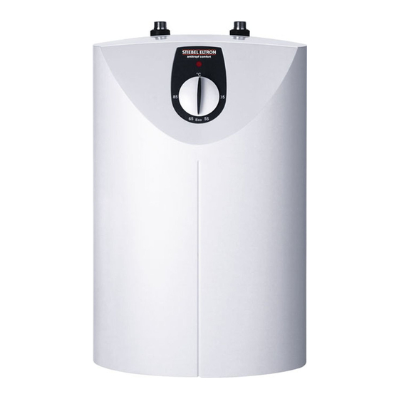 STIEBEL ELTRON SNU 5 SLi Water Heater Manuals