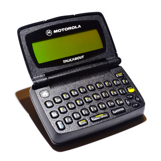 Motorola T900 Quick Start Manual