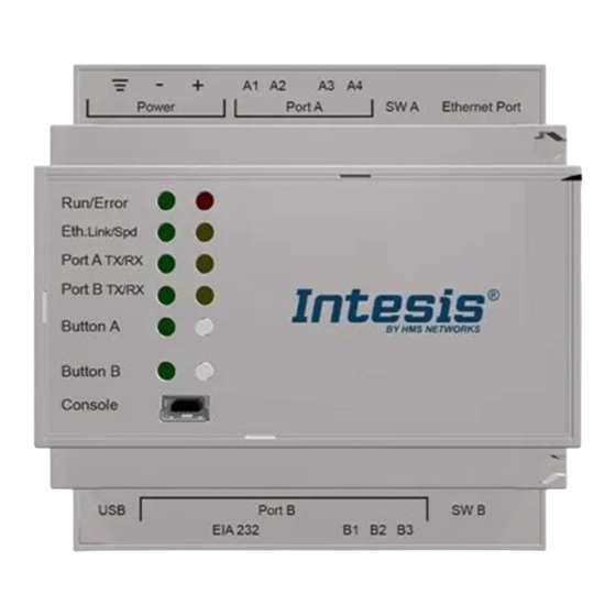HMS Networks Intesis INMBSPAN016O000 Installation Sheet