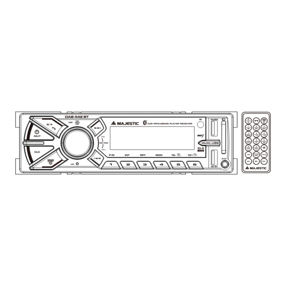 Majestic DAB-442 Quick Start Manual
