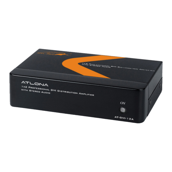 Atlona AT-DVI-12A User Manual