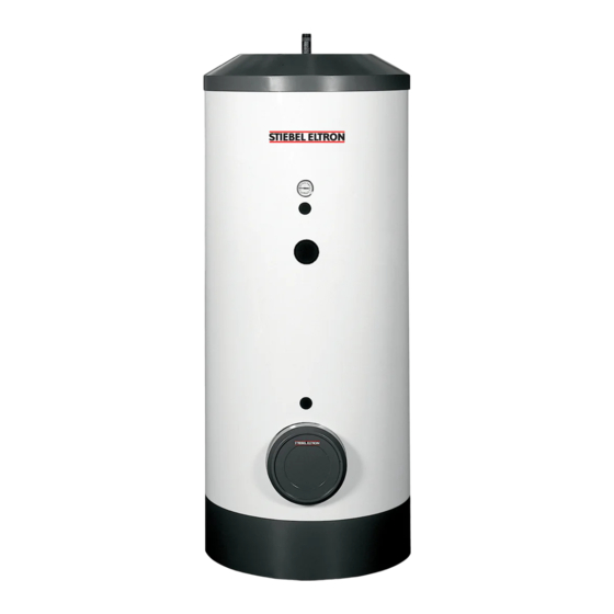 STIEBEL ELTRON SBB 300 plus Operation And Installation