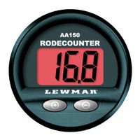 Lewmar AutoAnchor 150 Installation And Operation Instructions Manual