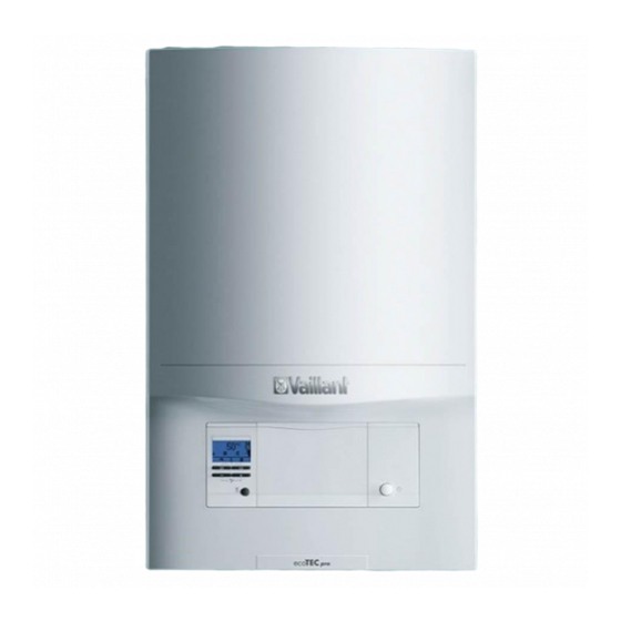 Vaillant VUW 286/5-3 (P-GB) ecoTEC pro 28 Installation And Maintenance Instructions Manual