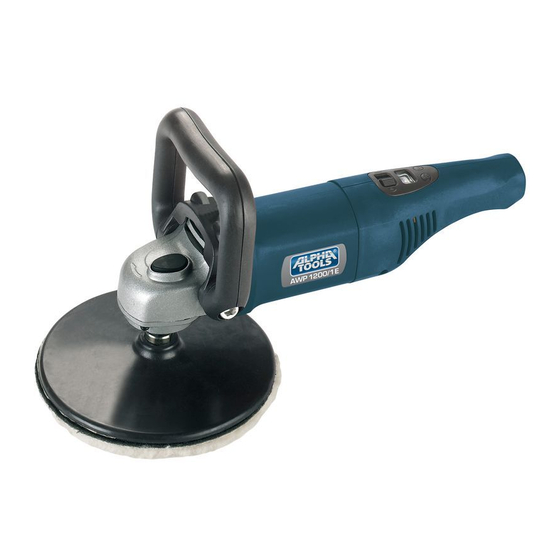 Alpha tools AWP 1200/1 E Original Operating Instructions